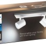 Verpackung der Philips Hue LED Spot Runner, 2-flammig, weiß, mit Dimmer.