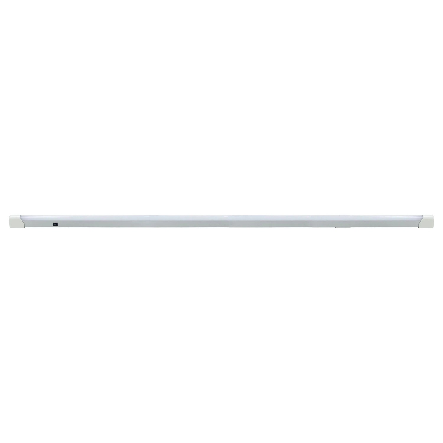 Graue E2 Elektro LED-Lichtleiste Base Switch M, 20 W, für Unterbau, mit Schalter.