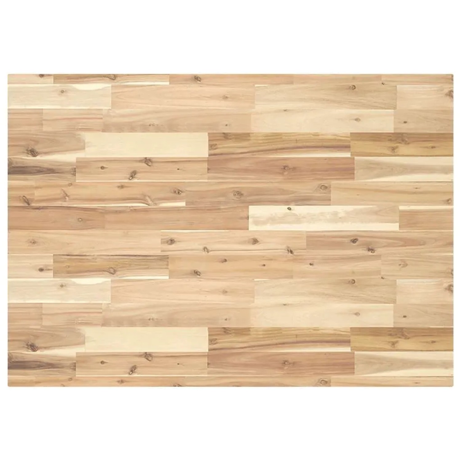 vidaXL Schreibtischplatte Unbehandelt 100x70x4 cm Massivholz Akazie 3279744