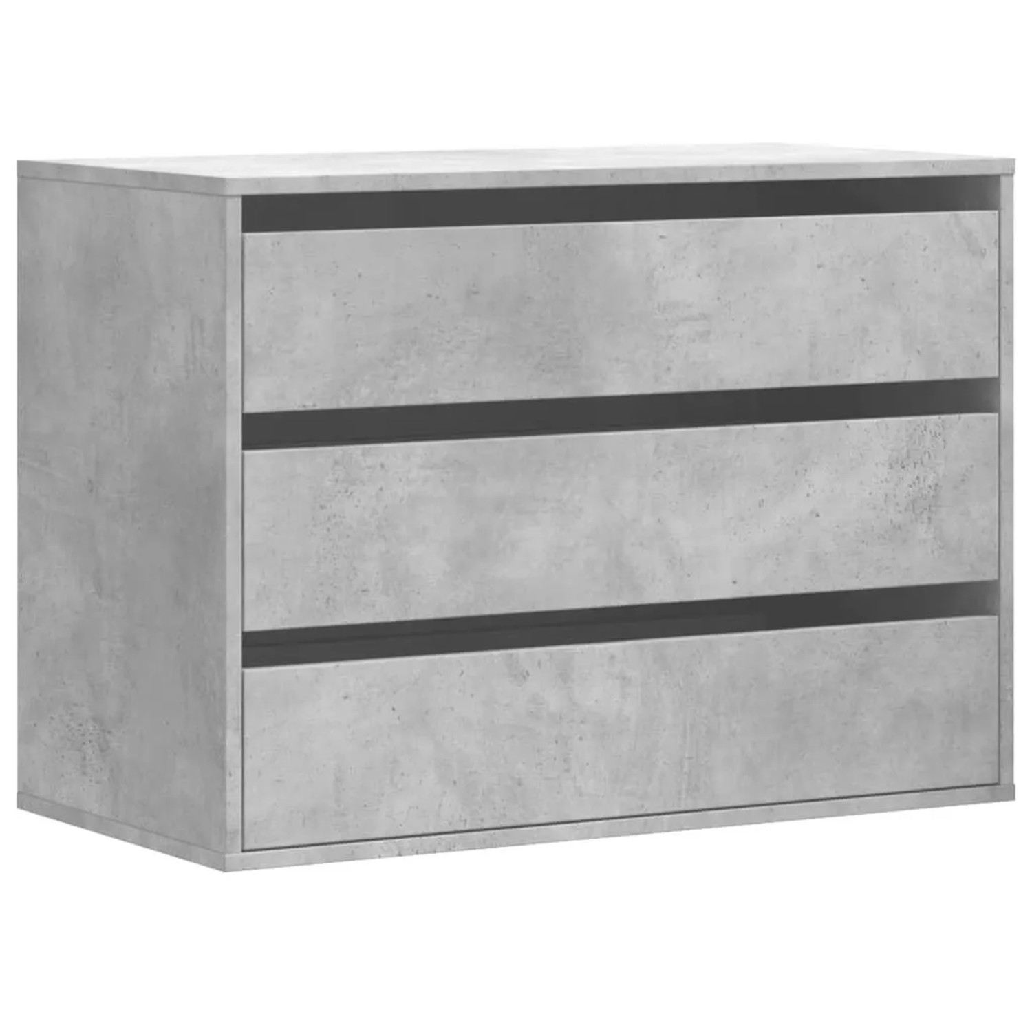 vidaXL Kommode Betongrau 80x41x58 cm Holzwerkstoff 852855