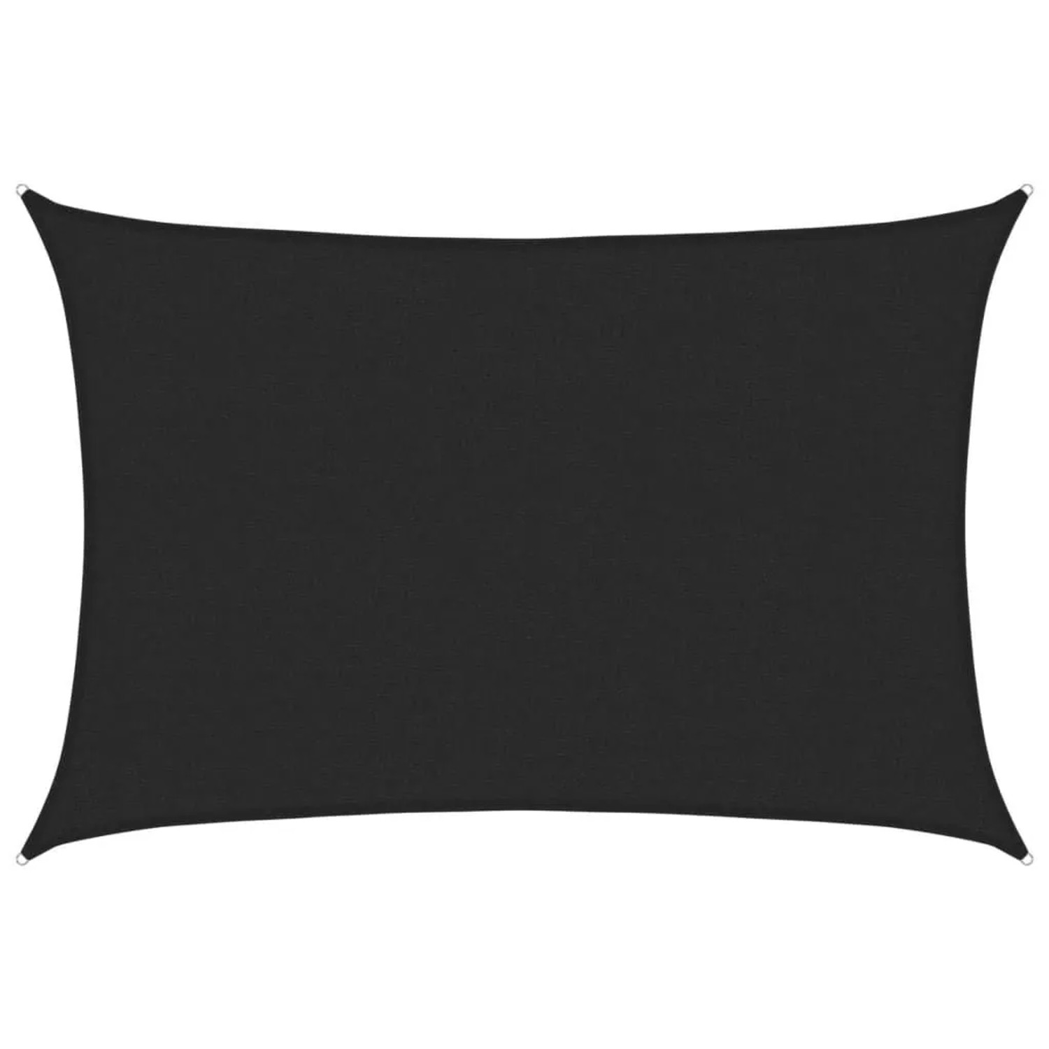 vidaXL Sonnensegel 160 g/m² Schwarz 2,5x4 m HDPE 311729