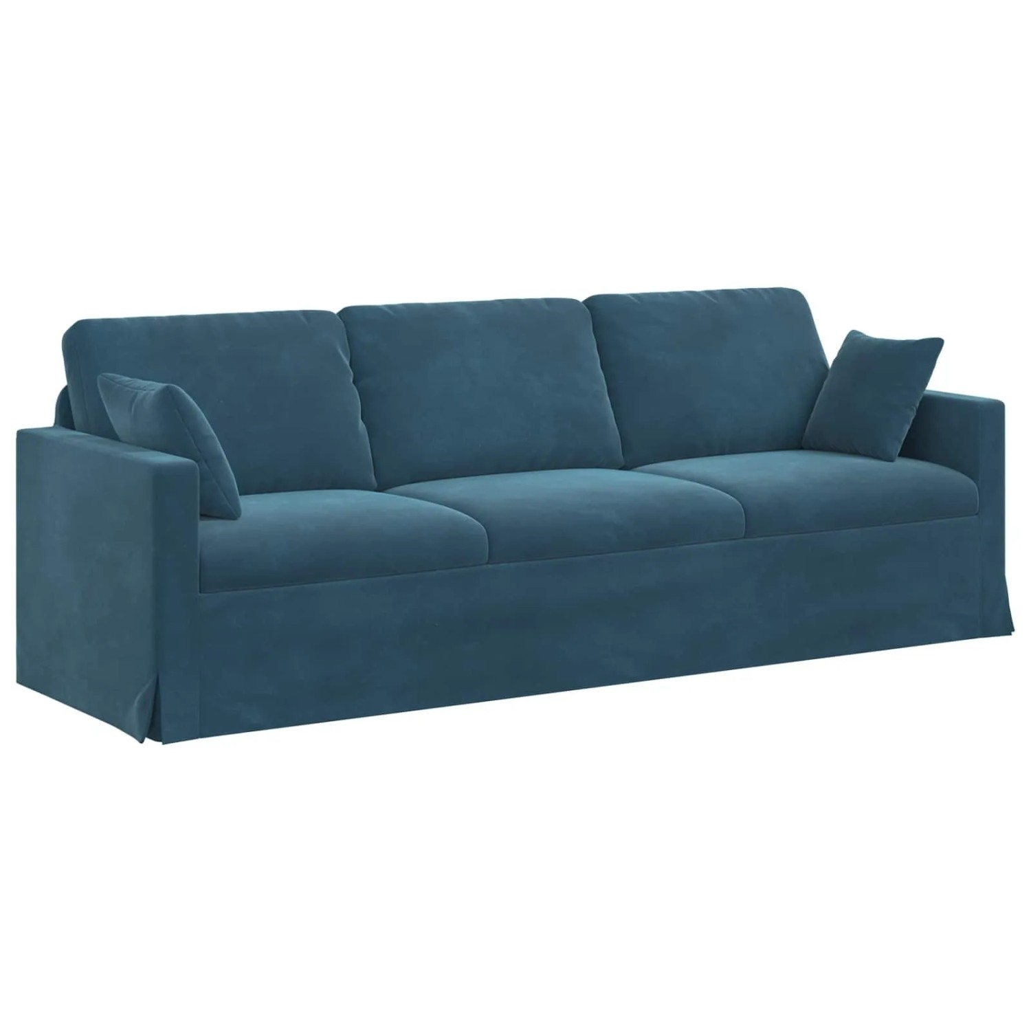 vidaXL Sofa Blau 228 x 78 x 80 cm Samt 42024448
