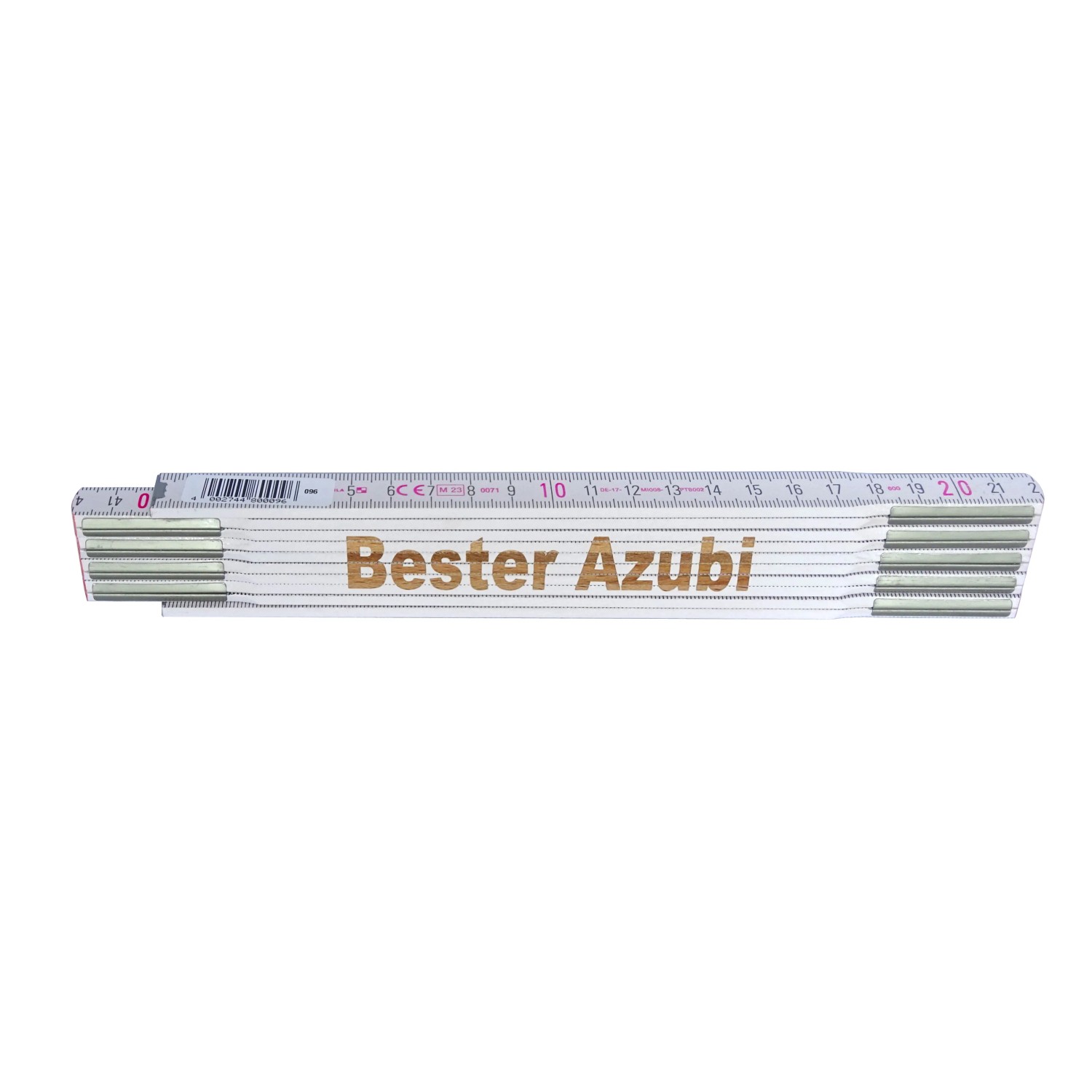 Stabila Zollstock mit Lasergravur Bester Azubi 2 m