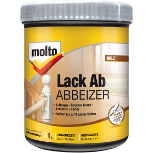 Dose Molto Lack Ab Abbeizer-Paste 1 l zum Entfernen alter Lackanstriche.