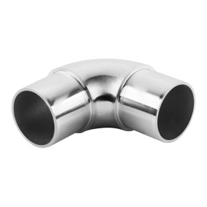 SOTECH Handlauf Rohrbogen 90 Grad, Ø42,4 mm, Edelstahl Zubehör für Treppen und Geländer.