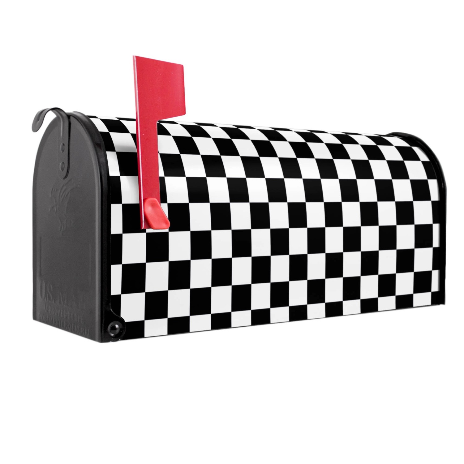 Banjado Amerikanischer Briefkasten Schwarz 48x22x16cm US Mailbox Letterbox günstig online kaufen