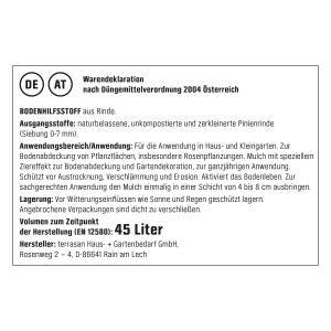 Informationen zum Produkt GROW by OBI Pinienrinde fein 0-7mm, 45l
