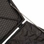 Detailansicht: Schwarze vidaXL Kissenbox aus Poly-Rattan, Aufbewahrung für Garten & Terrasse.