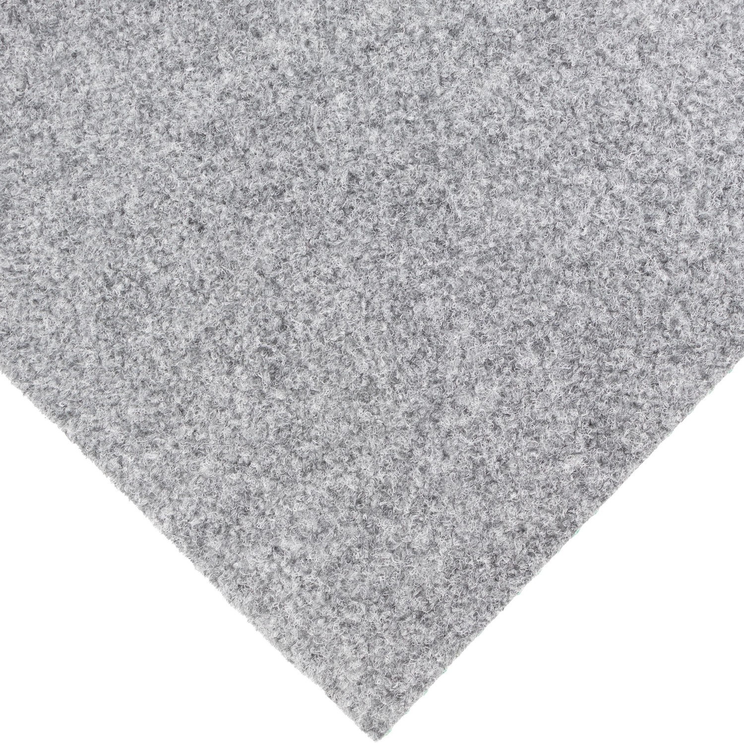 Grauer Primaflor Rasenteppich Green, Kunstrasen für Balkon und Terrasse, 4,00m x 9,00m.