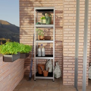 Ar Shelving Outdoor Regal mit 5 Böden, 180x50x38cm, ideal für Garten und Terrasse.