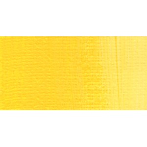 Farbauftrag der Lukas Studio Ölfarbe Kadmiumgelb hell (imit.) auf Leinwand.