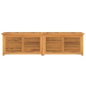 vidaXL Gartenbox mit Beutel 200x50x55 cm Massivholz Teak 363274