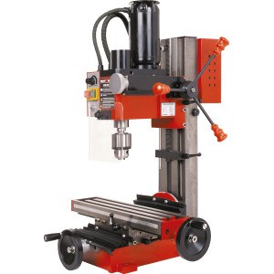 Rotwerk Bohr- und Fräsmaschine EFM 200 DS für präzises Bearbeiten von Metall und Kunststoff.