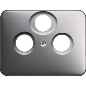 Busch-Jaeger Antennensteckdose Abdeckung Alpha Nea Platin für Radio/TV/SAT