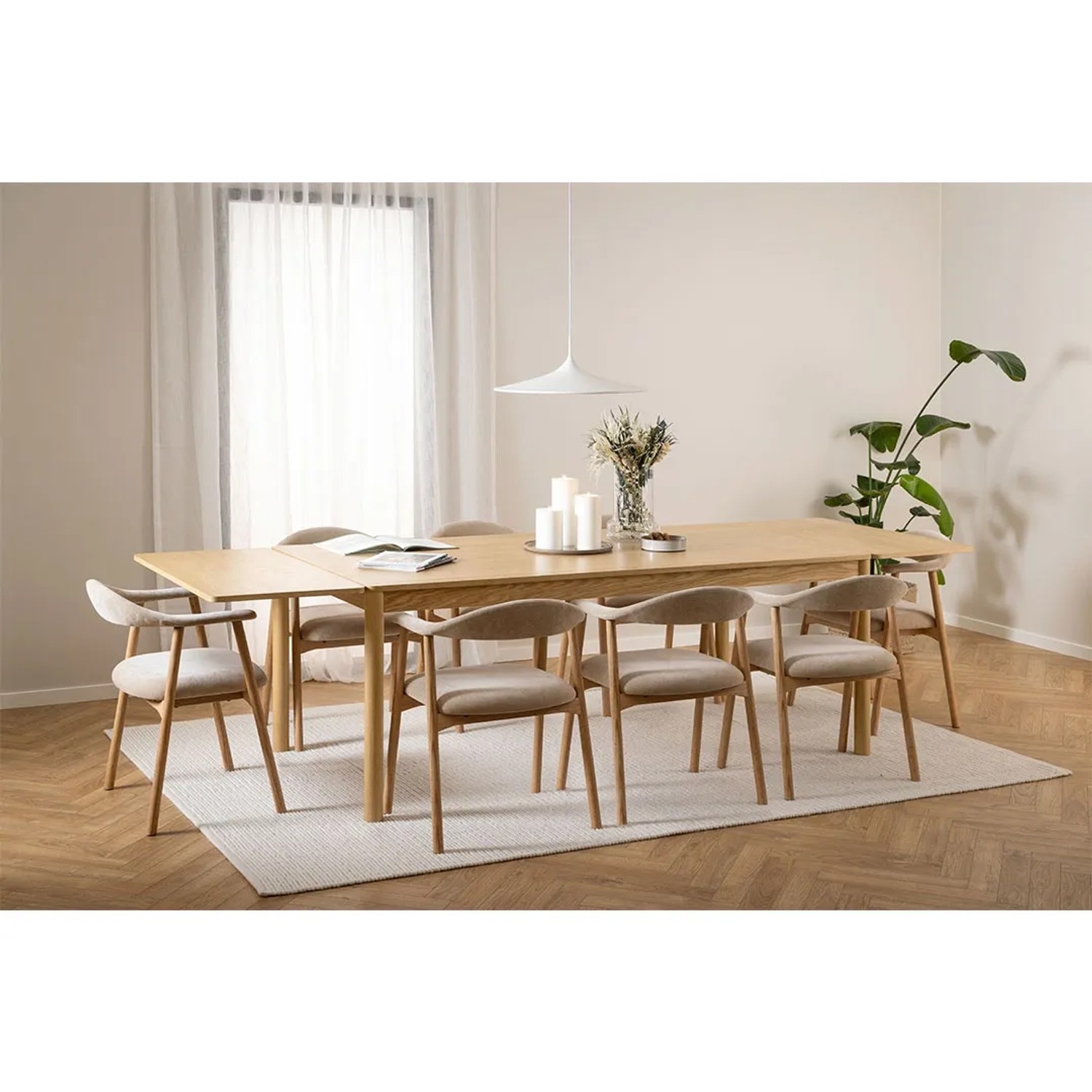 ebuy24 Esszimmerstuhl Addi Beige Stoff Modern mit Armlehne kaufen bei OBI