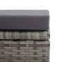 vidaXL Gartenhocker 2 Stk mit Sitzkissen Poly Rattan Anthrazit 46419_6