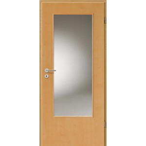 Zimmertür Buche Dekor, 86x198,5 cm, Rechtsanschlag, ohne Glasausschnitt.