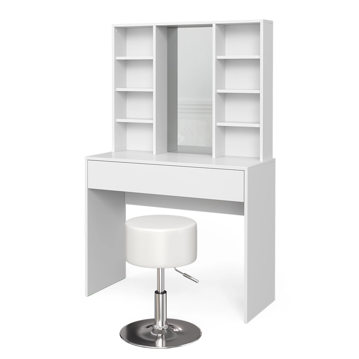 Vicco Schminktisch Alexa Weiß 93 cm mit Hocker günstig online kaufen