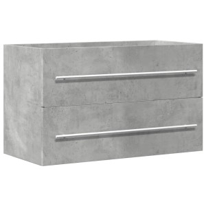vidaXL Waschbeckenunterschrank Beton Grau 80x38,5x48 cm 856228