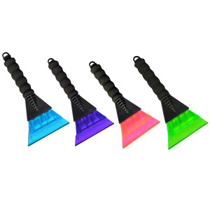 APA Eiskratzer mit LED in verschiedenen Farben: praktischer Helfer für klare Sicht im Winter.