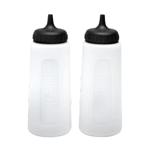 Weber Quetsch-Flaschen-Set Plancha Weiß-Schwarz 2 Stück