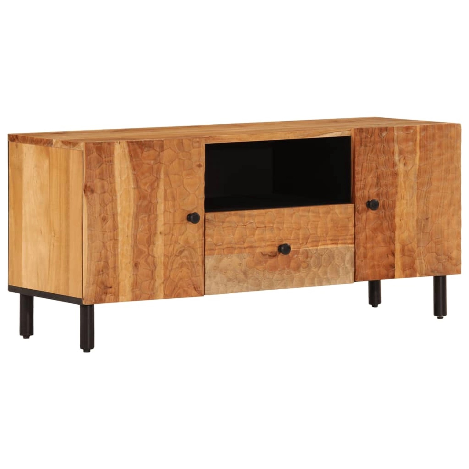 VidaXL TV-Schrank 105x33x46 cm Massivholz Akazie  Modell 3 günstig online kaufen
