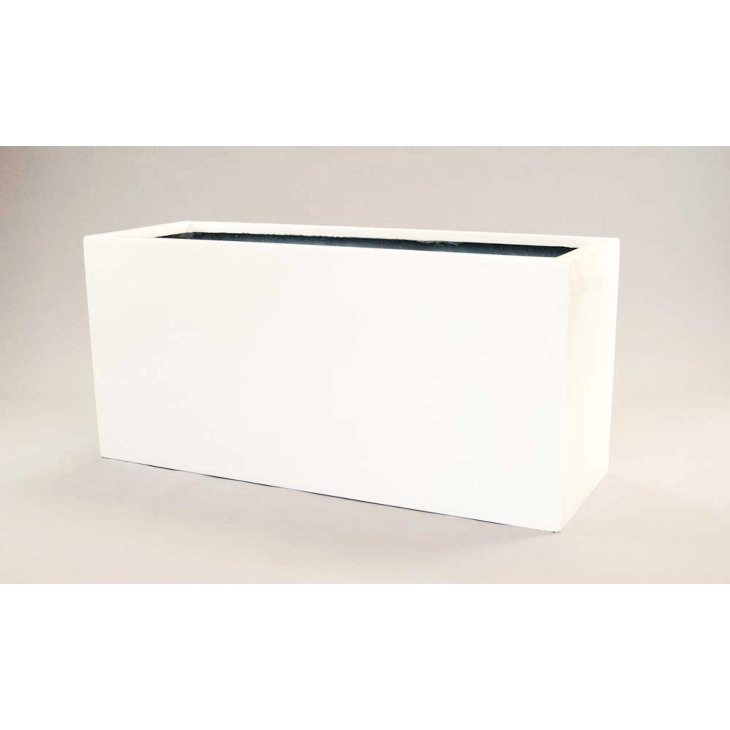 Elegant Einrichten Pflanzkübel Fiberglas Rechteckig 84x30x40cm Hochglanz-We günstig online kaufen