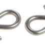 2er Set S-Haken, 55 mm, aus Metall, vielseitig einsetzbar.