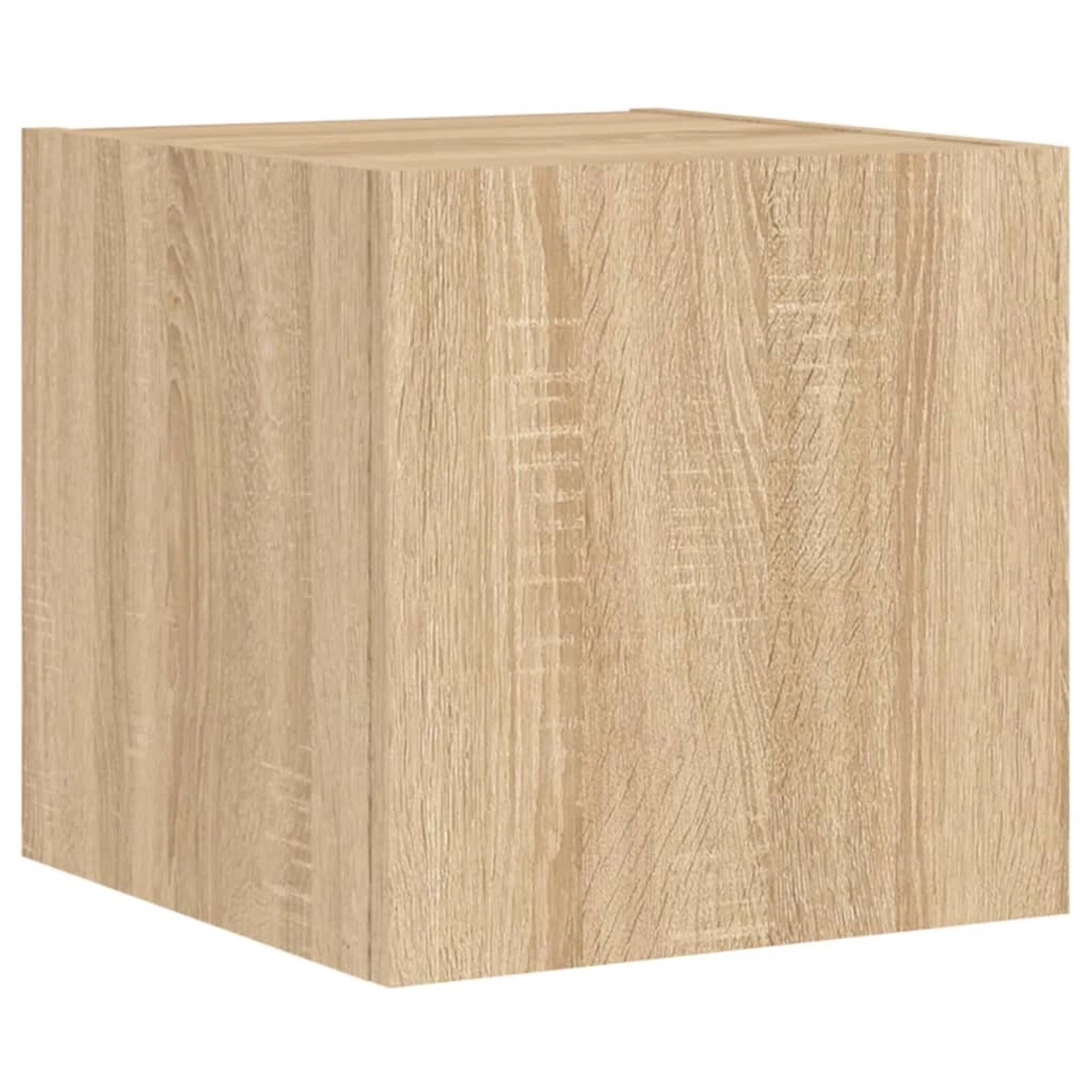 vidaXL TV-Wandschrank mit LED-Leuchten Sonoma-Eiche 30,5x35x30 cm 837222 günstig online kaufen