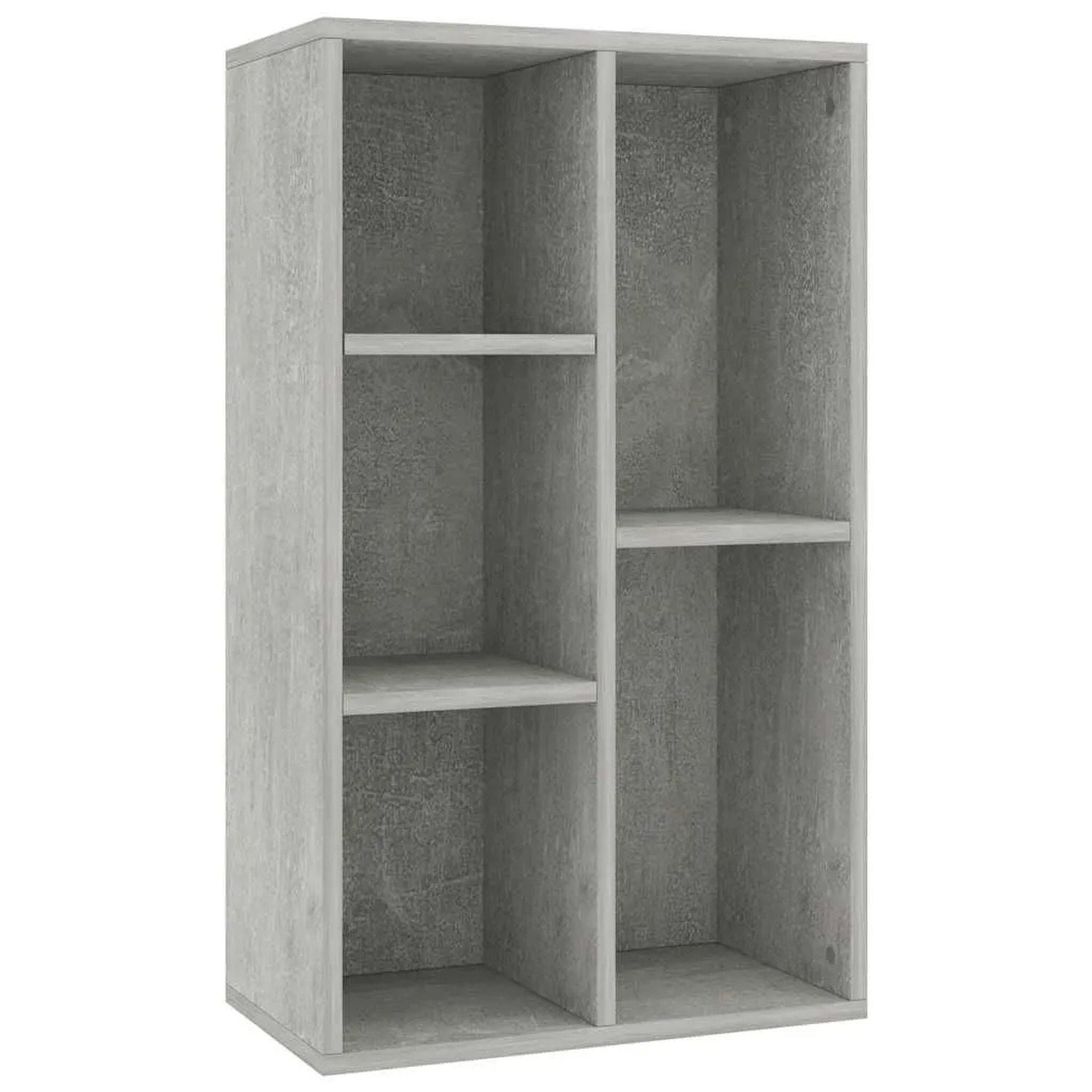 vidaXL Bücherregal/Sideboard Betongrau 50x25x80 cm Holzwerkstoff 800166 günstig online kaufen