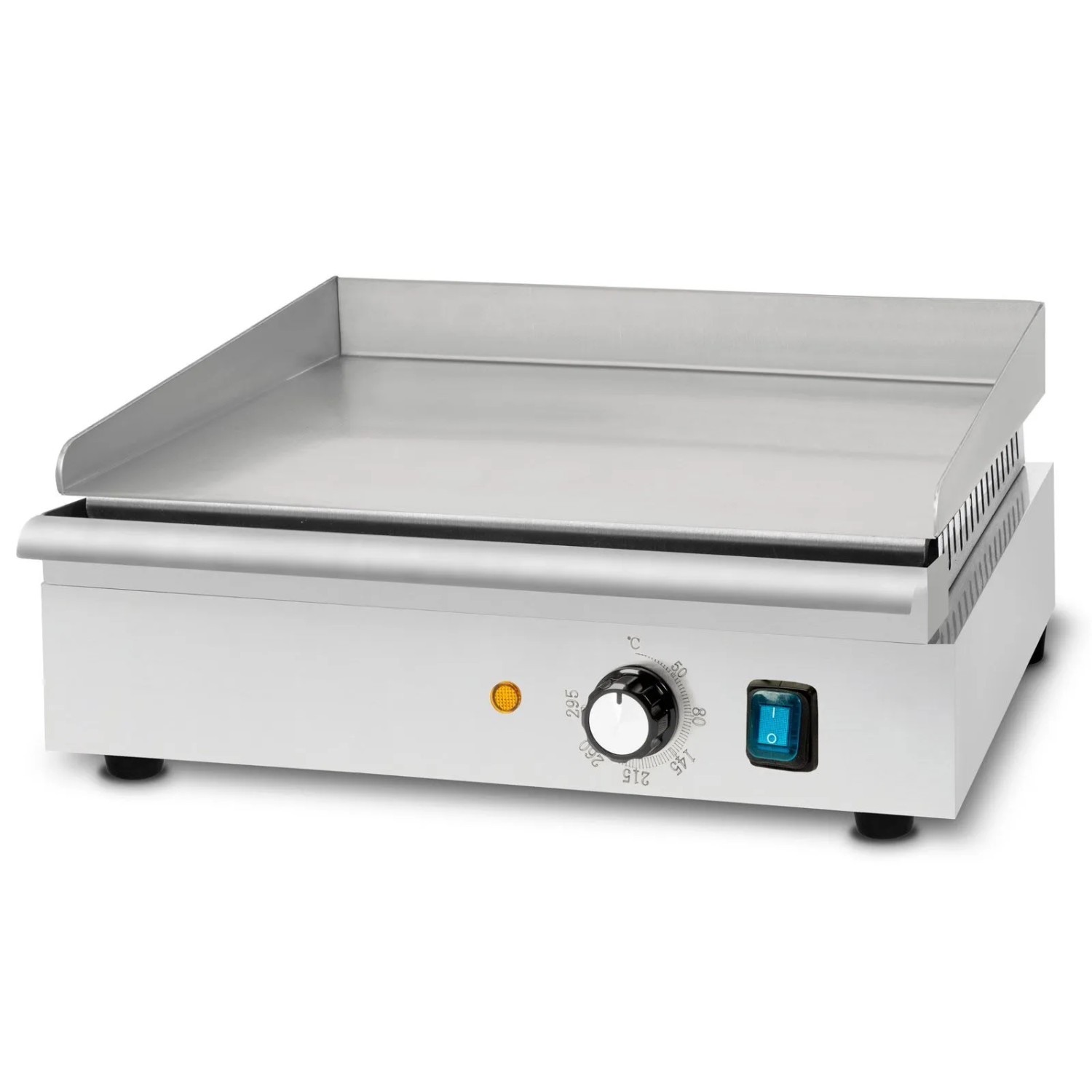 VERTES Grillplatte 1700 W 40 x 26 cm Edelstahl 50 bis 300 °C