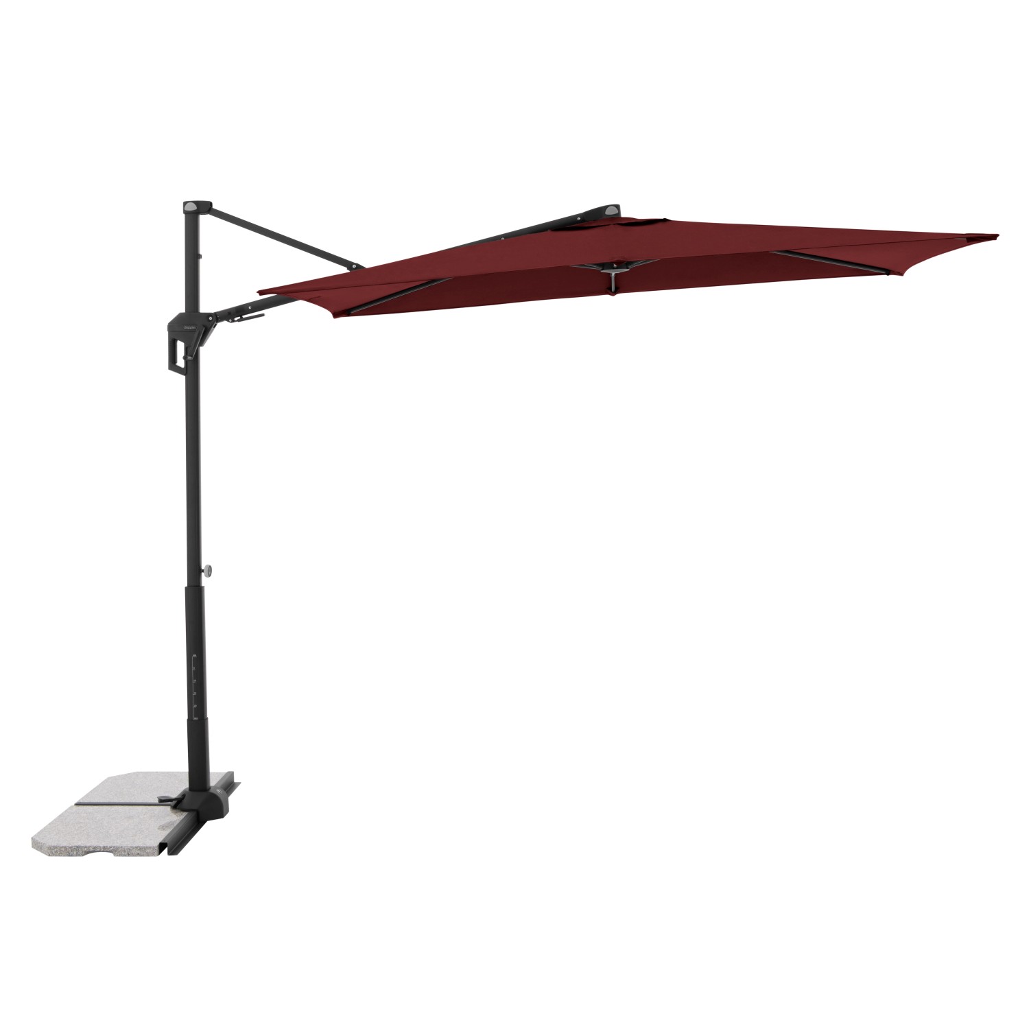 Doppler Balkonschirm Active Green Ed. Rechteckig 240 x 135 cm Bordeaux 6-te günstig online kaufen