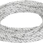 Weißes Ablassseil (22m) für Einhell Tiefbrunnenpumpe GC-DW 1300 N, aufgerollt.