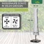 Mehr Garten Schutzhülle für Sonnenschirm, 195cm, wasserdicht, UV-beständig, atmungsaktiv.