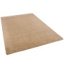 Snapstyle Hochflor Teppich Luna in Karamell, 140x200 cm. Weicher Velours Teppich für Wohnräume.