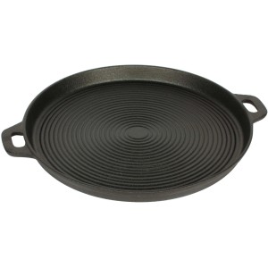 El Fuego Grillpfanne aus Gusseisen, emailliert und mit zwei Griffen.