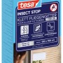 Verpackung des tesa Insect Stop Klett Fliegengitters Premium für Fenster in Weiß.