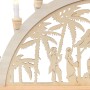 Dekohelden24 XXL Leuchterbogen Schwippbogen Lichterbogen Fensterbogen Schwibbogen Motiv Christi Geburt mit Spitzkerzen Wechselbar L/B/H 71 x 4 x 40 cm_3