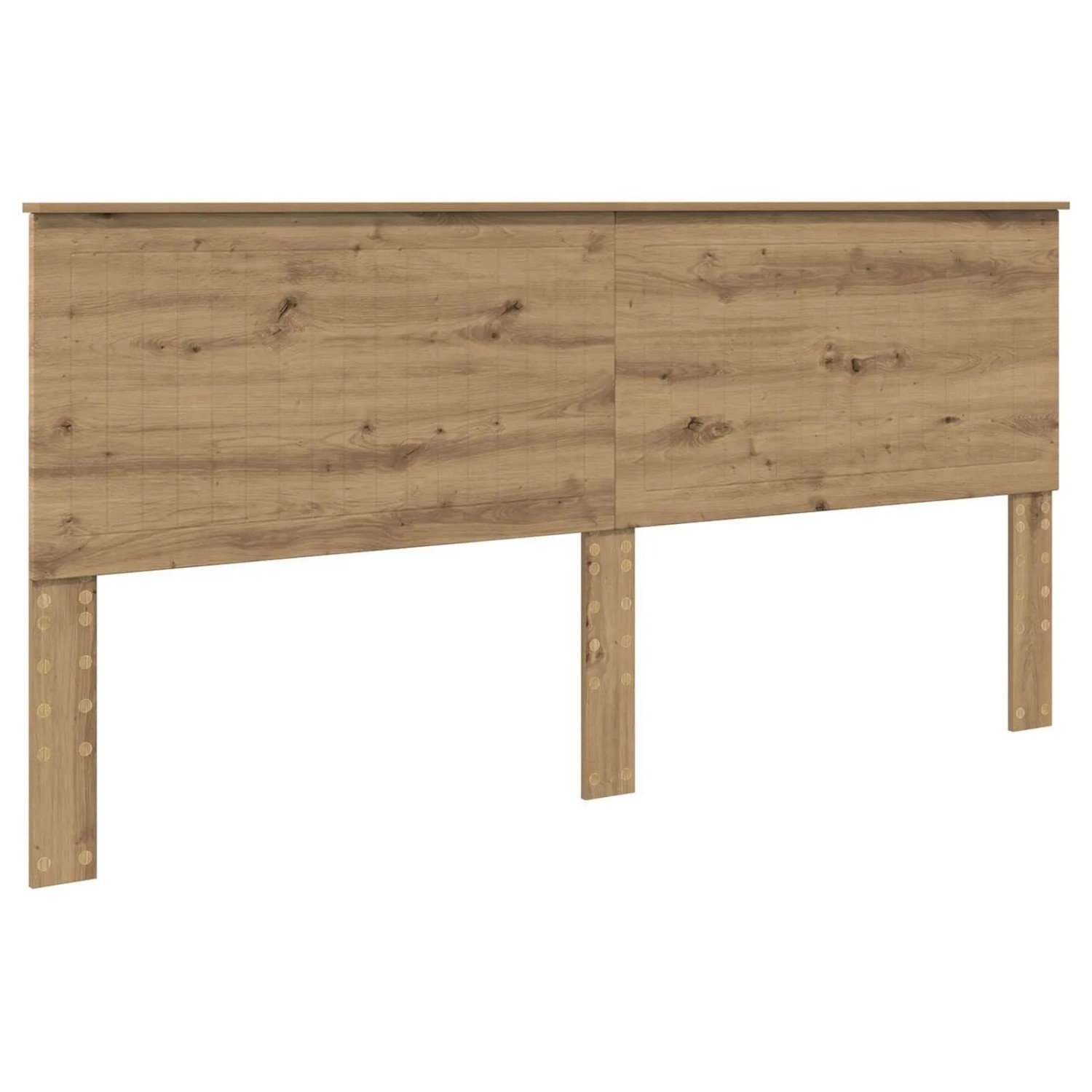 vidaXL Kopfteil mit Kopfteil Artisan-Eiche 200 cm Holzwerkstoff 887724