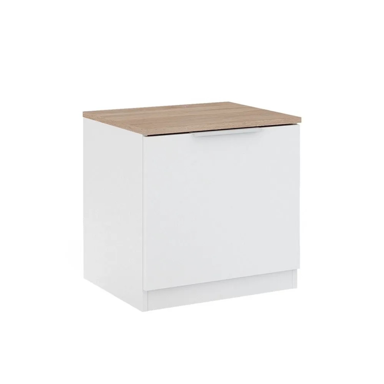 Vicco Nachttisch Betti Weiß Sonoma 50 x 50 mit 1 Türen