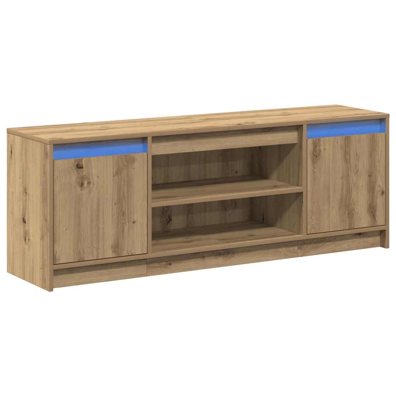 vidaXL TV-Schrank Braun 139,5 x 34 x 50 cm Holzwerkstoff 869240 günstig online kaufen