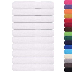 vidaXL Saunatücher 25 Stk Weiß 80x200 cm 360 g/m² 100% Baumwolle 136664