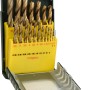 Bosch Metallbohrer-Set Promoline Titanium, 19-teilig im geöffneten Koffer.