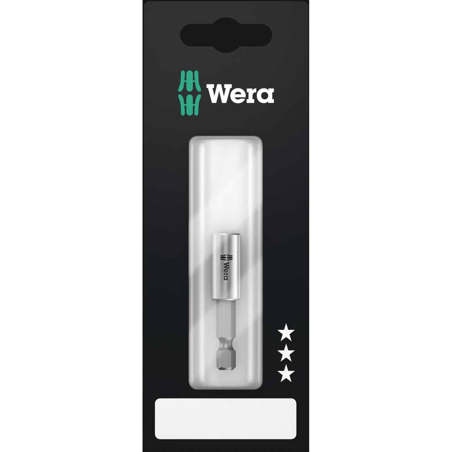 Wera Bit-Halter Universal 899/4/1, 50 mm, für Bits mit 6,3 mm Außensechskantantrieb.