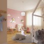 Sollux Lighting Hängeleuchte Owls 40 im Kinderzimmer mit Eulen-Motiv. Pendelleuchte, mehrfarbig.