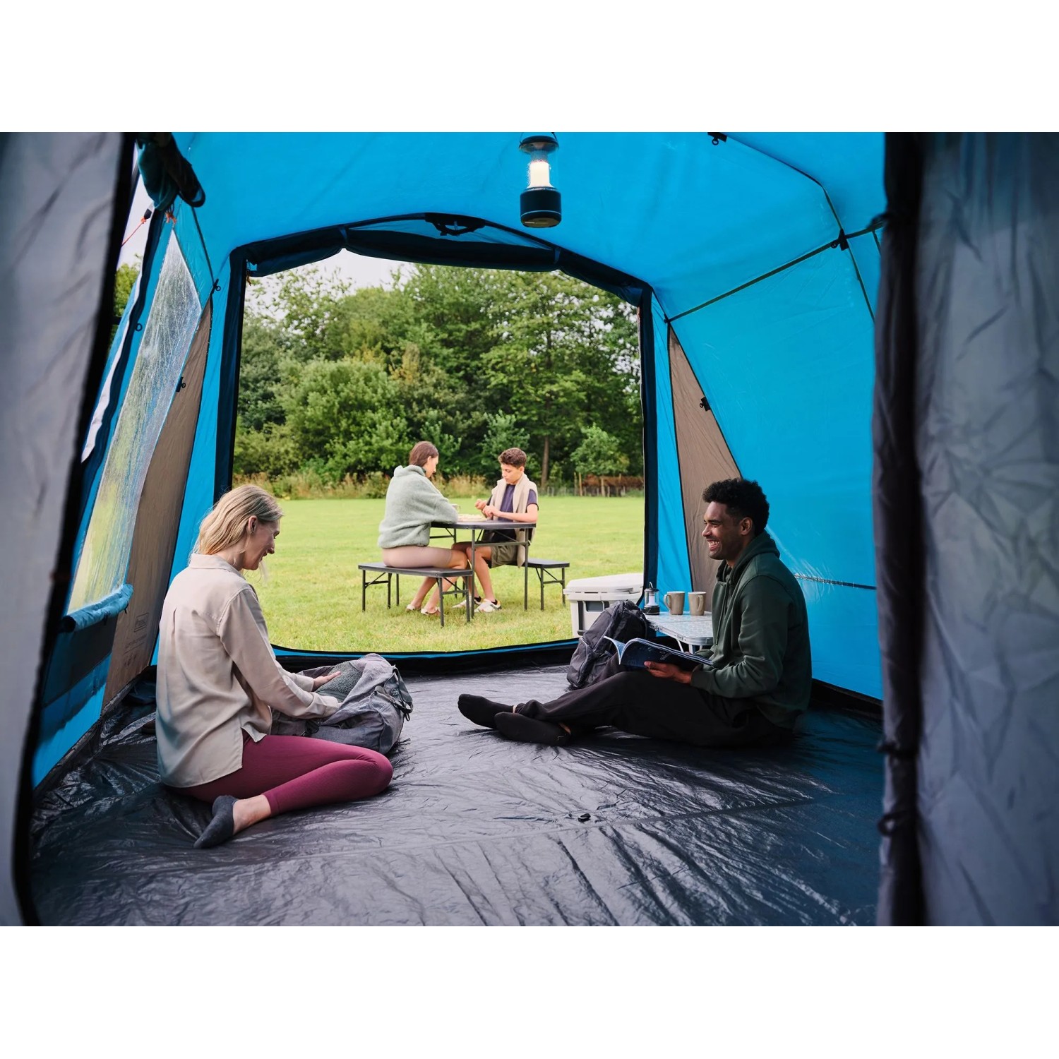 Coleman Zelt FastPitch Victoria Falls Outdoor 4 Personen Türkis_11