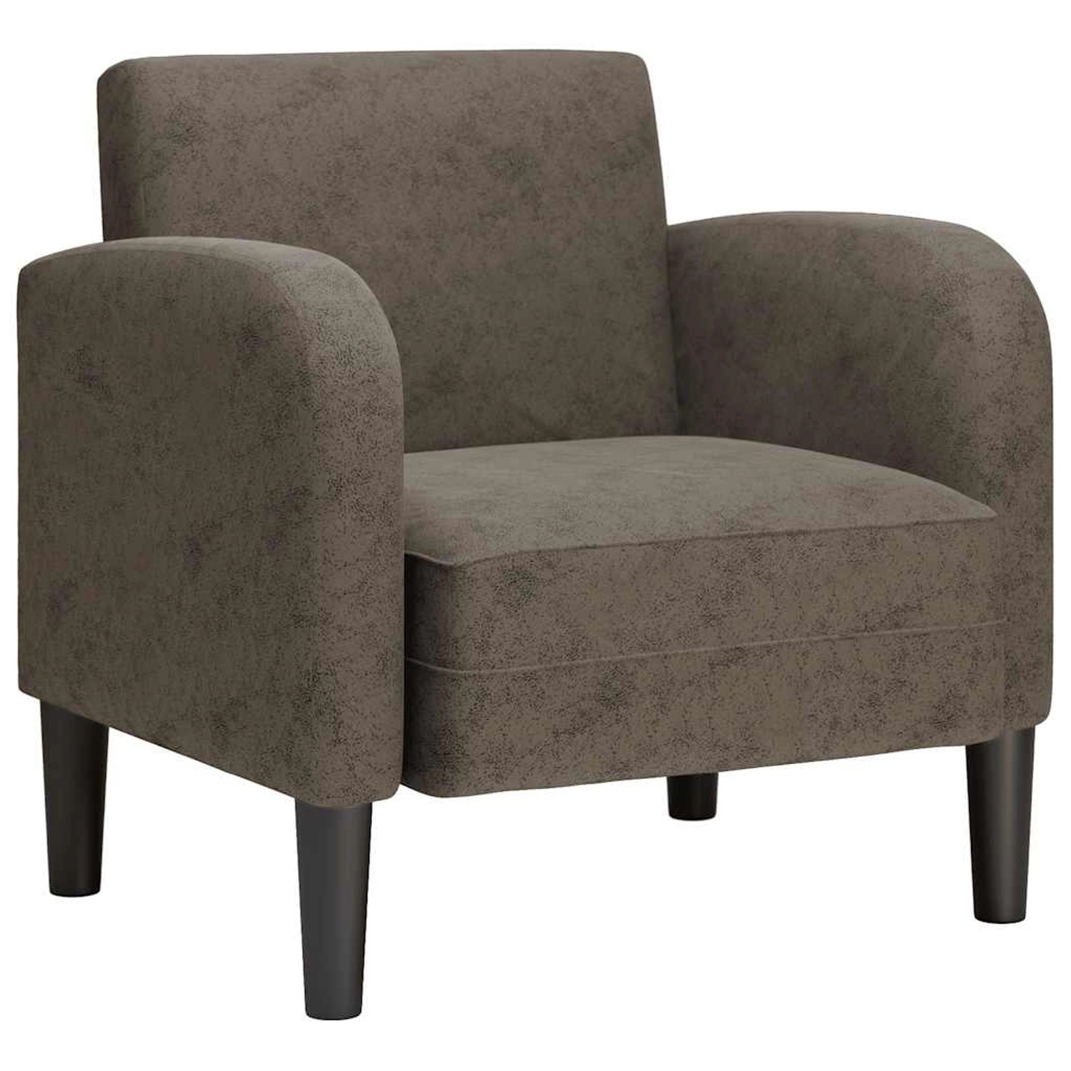 vidaXL Sessel mit Armlehnen Dunkelgrau 54 cm Kunstleder 4100535 günstig online kaufen