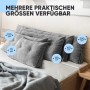 Graues Björn&Schiller Rückenkissen in verschiedenen Größen (70-200 cm) mit waschbarem Bezug.
