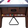 Spieltisch Reverso: 2-in-1 Pooltisch und Airhockey-Tisch mit Zubehör.