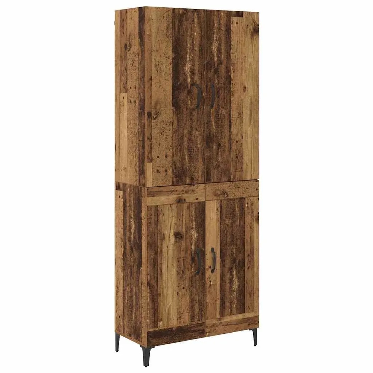 vidaXL Highboard Altholz 69,5 x 34 x 180 cm Holzwerkstoff 3403586 günstig online kaufen